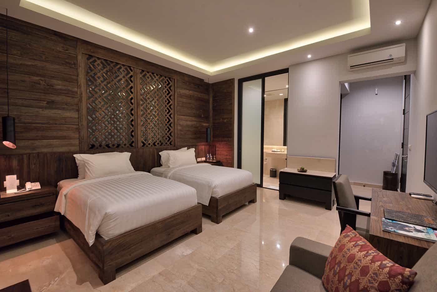 photography of superior room accommodation at Kemangi Lombok